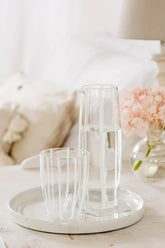 Nuovo Stripe White Pitcher